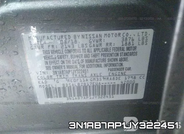 3N1AB7AP1JY322451 фото 10