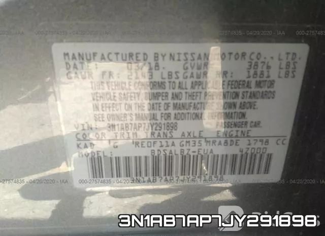 3N1AB7AP7JY291898 фото 10