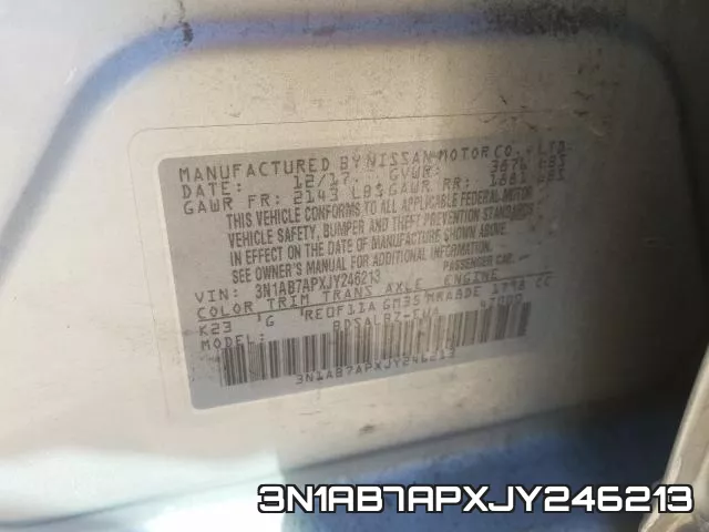3N1AB7APXJY246213 фото 2