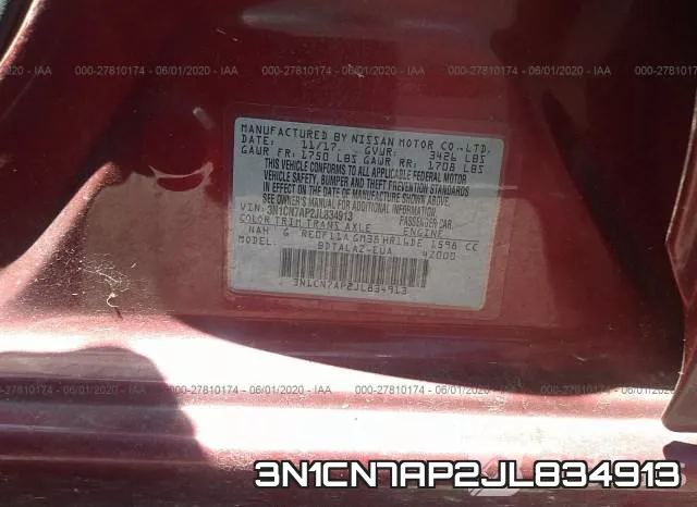 3N1CN7AP2JL834913 фото 10