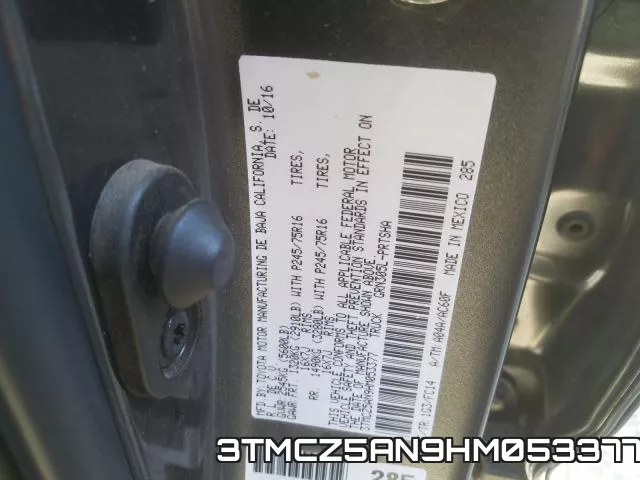 3TMCZ5AN9HM053377 фото 2