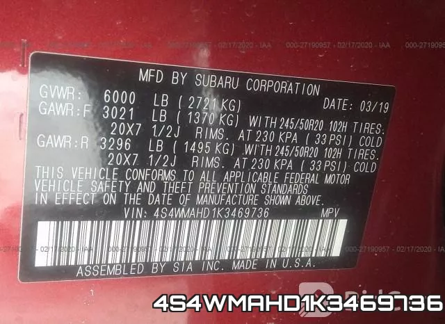 4S4WMAHD1K3469736 фото 10