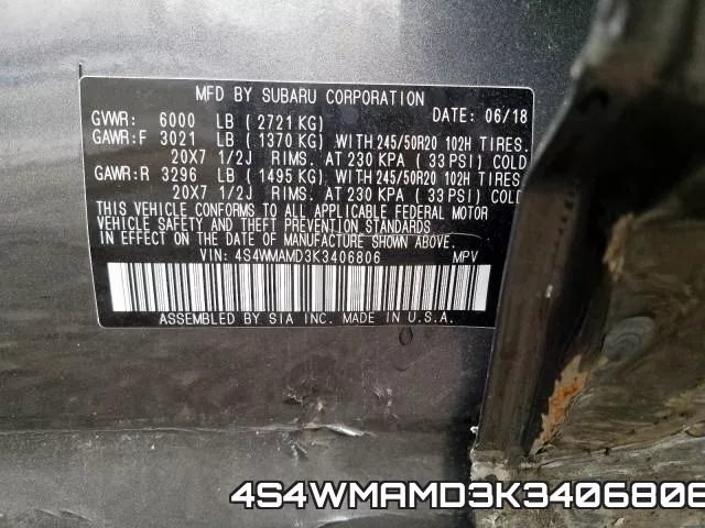 4S4WMAMD3K3406806 фото 2