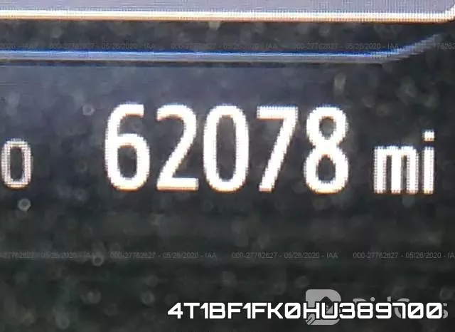 4T1BF1FK0HU389700 фото 8