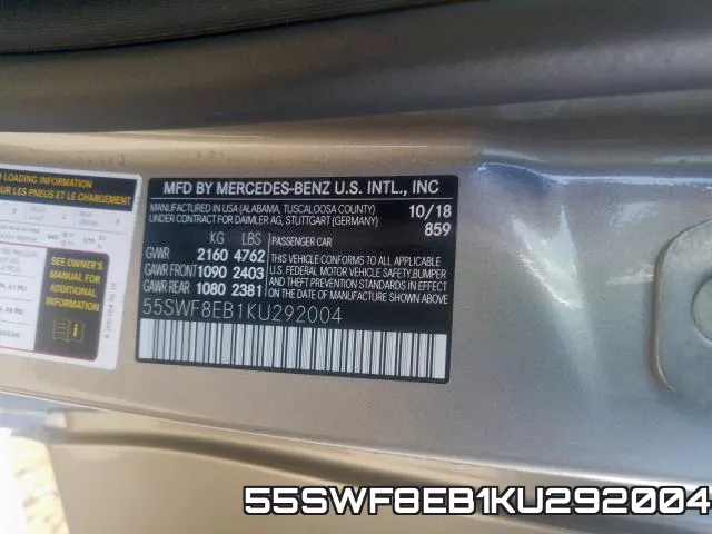 55SWF8EB1KU292004 фото 2