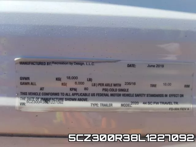5CZ300R38L1227092 фото 2