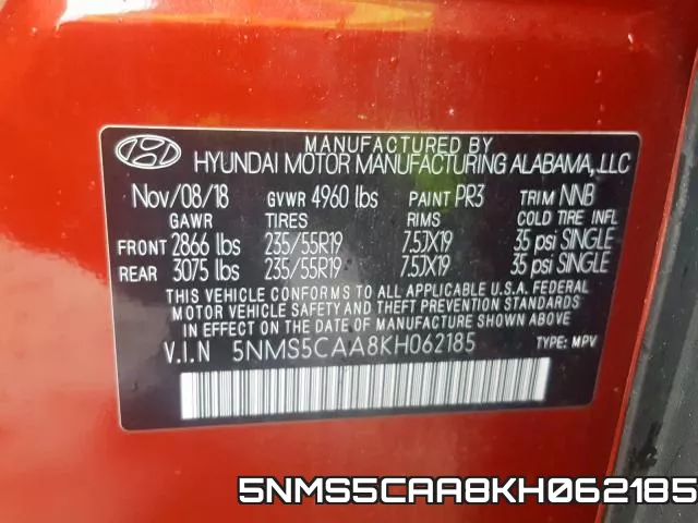 5NMS5CAA8KH062185 фото 2