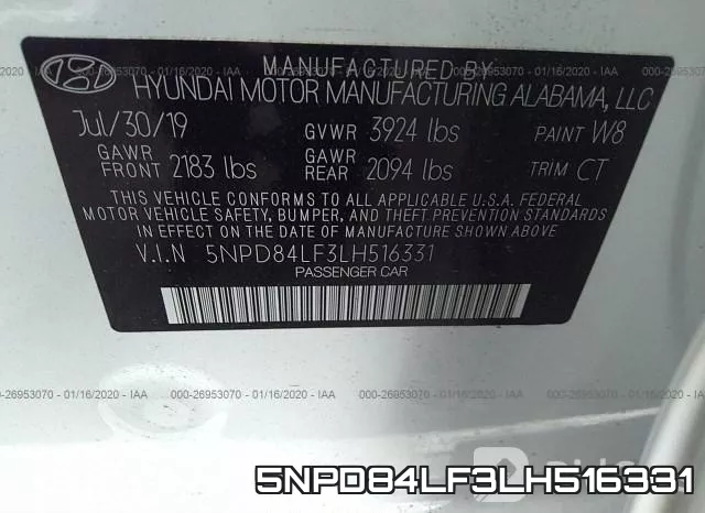 5NPD84LF3LH516331 фото 10
