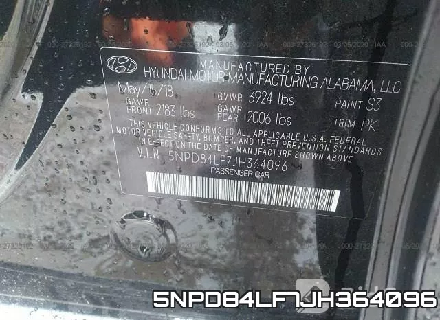 5NPD84LF7JH364096 фото 10