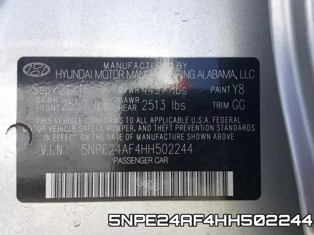 5NPE24AF4HH502244 фото 2