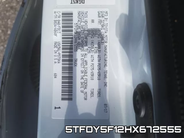 5TFDY5F12HX672555 фото 2
