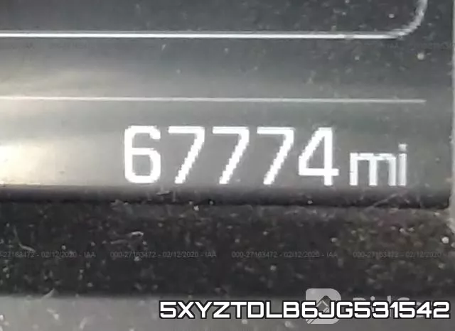 5XYZTDLB6JG531542 фото 8