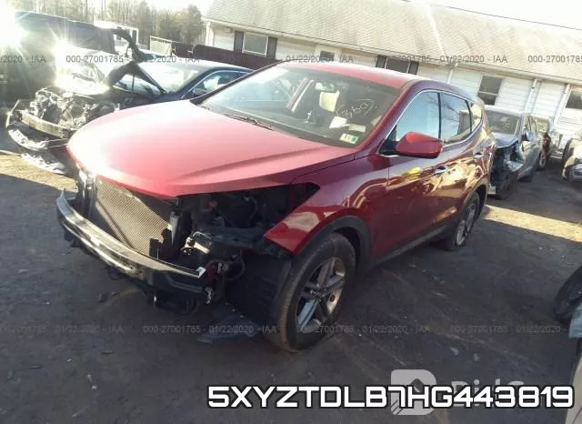 5XYZTDLB7HG443819 фото 3