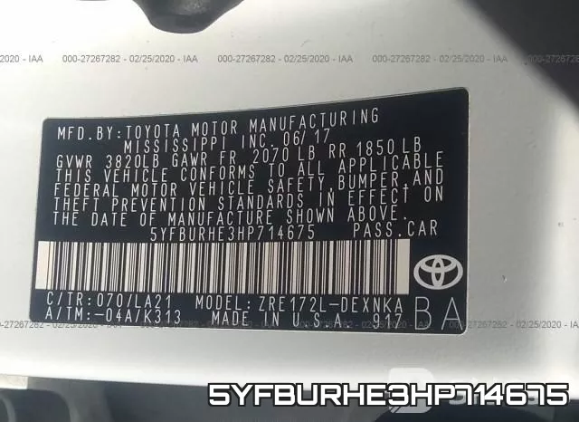 5YFBURHE3HP714675 фото 10