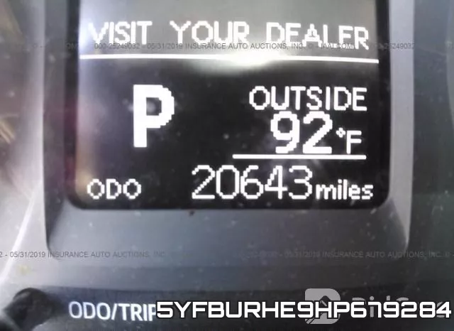 5YFBURHE9HP679284 фото 8