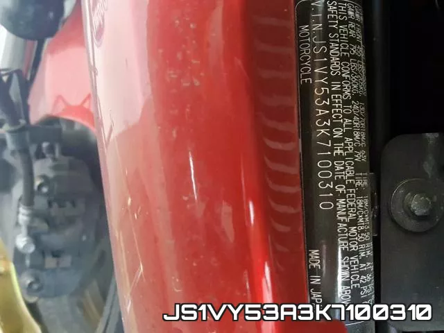 JS1VY53A3K7100310 фото 2