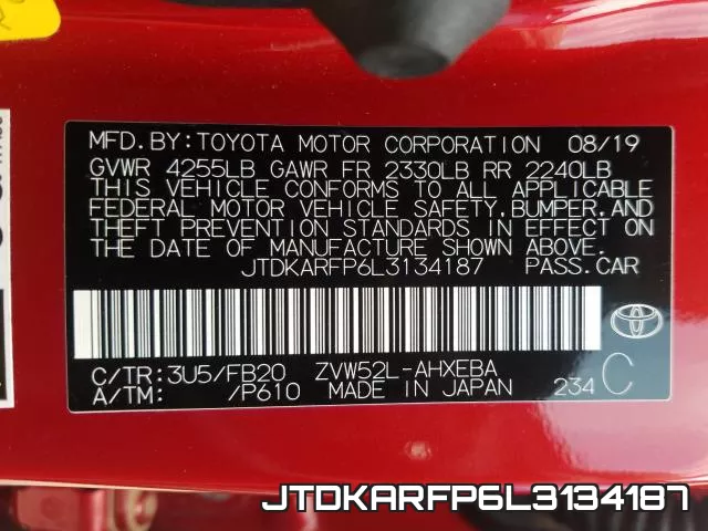 JTDKARFP6L3134187 фото 2
