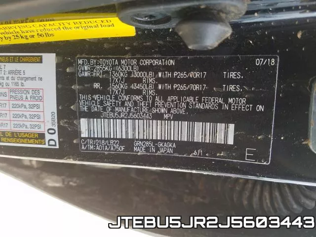 JTEBU5JR2J5603443 фото 2