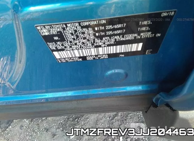 JTMZFREV3JJ204463 фото 10