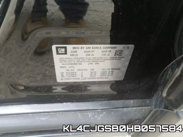 KL4CJGSB0HB057584 фото 2