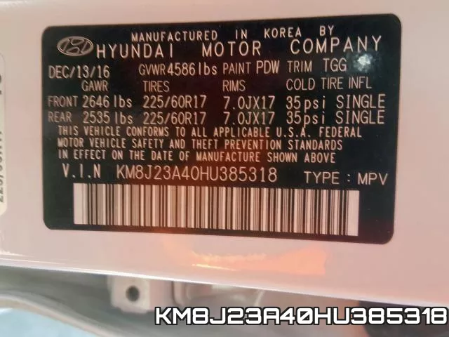 KM8J23A40HU385318 фото 2