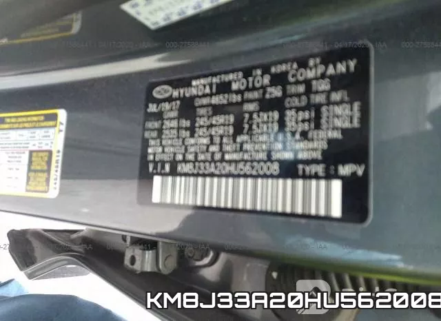 KM8J33A20HU562008 фото 10
