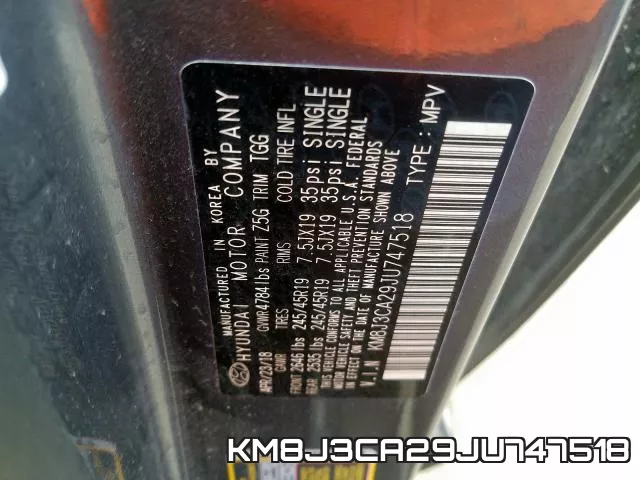 KM8J3CA29JU747518 фото 2