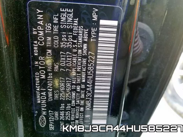 KM8J3CA44HU585227 фото 2