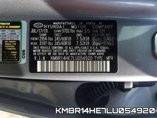 KM8R14HE7LU054920 фото 2