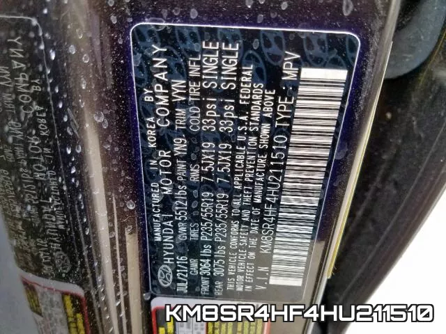 KM8SR4HF4HU211510 фото 2