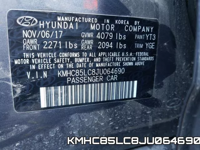 KMHC85LC8JU064690 фото 2