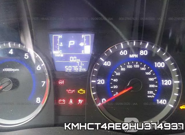 KMHCT4AE0HU374937 фото 8