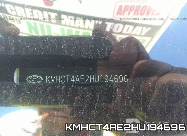 KMHCT4AE2HU194696 фото 10