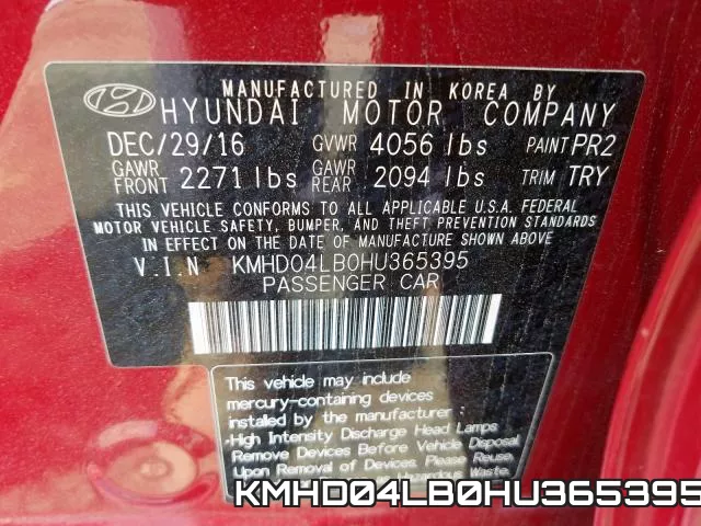 KMHD04LB0HU365395 фото 2