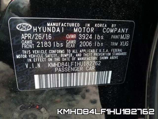 KMHD84LF1HU182762 фото 2