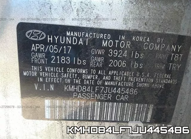 KMHD84LF7JU445486 фото 10