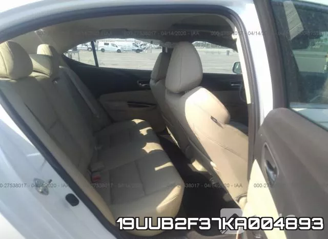 19UUB2F37KA004893 фото 9