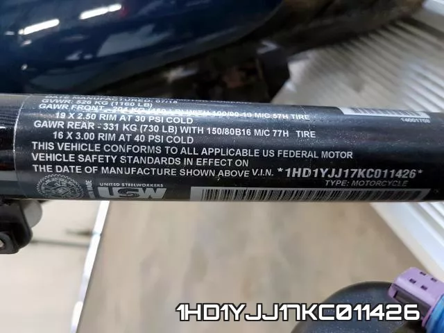 1HD1YJJ17KC011426 фото 2