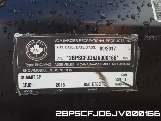 2BPSCFJD6JV000166 фото 2