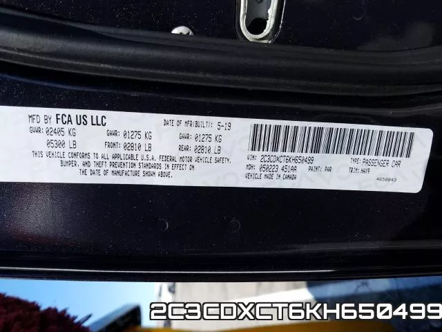2C3CDXCT6KH650499 фото 2