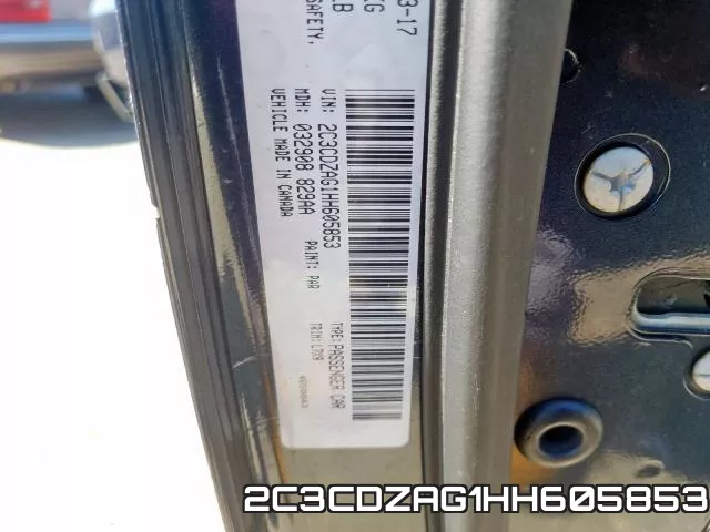 2C3CDZAG1HH605853 фото 2