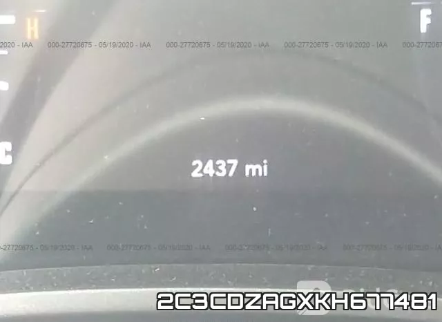 2C3CDZAGXKH677481 фото 8