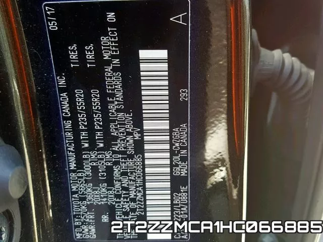 2T2ZZMCA1HC066885 фото 2