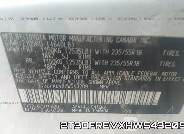 2T3DFREVXHW543209 фото 10