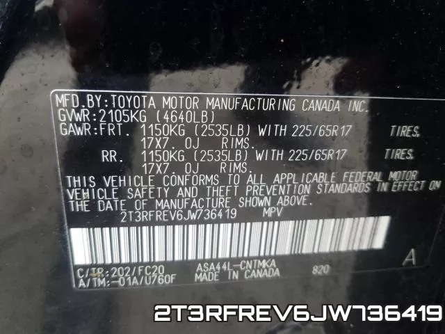 2T3RFREV6JW736419 фото 2