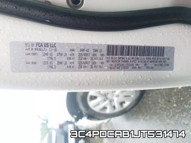 3C4PDCAB1JT531474 фото 2