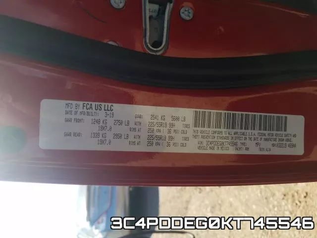 3C4PDDEG0KT745546 фото 2