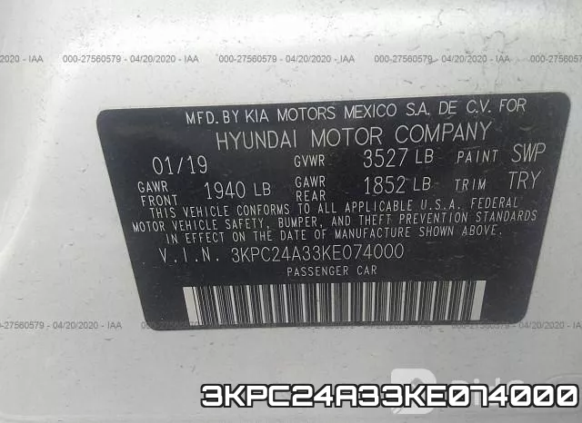 3KPC24A33KE074000 фото 10