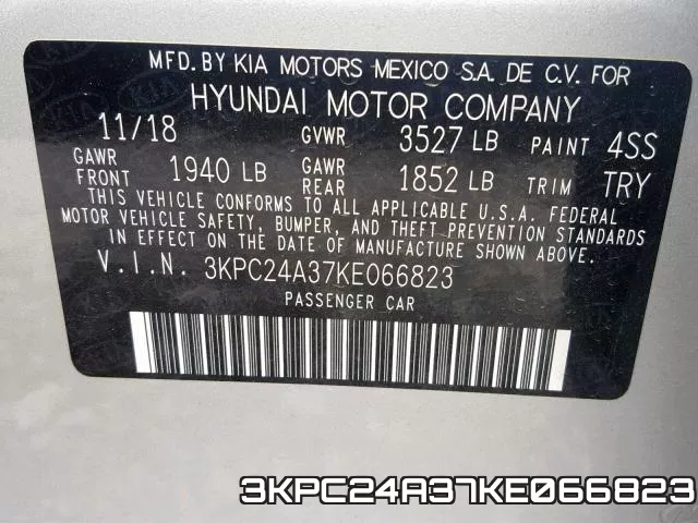 3KPC24A37KE066823 фото 2