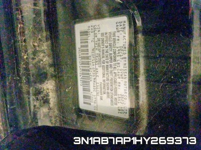 3N1AB7AP1HY269373 фото 2